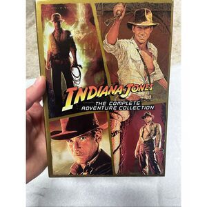 Indiana Jones Complete Adventure Collection DVD Set 4 Movies Raiders Temple Last